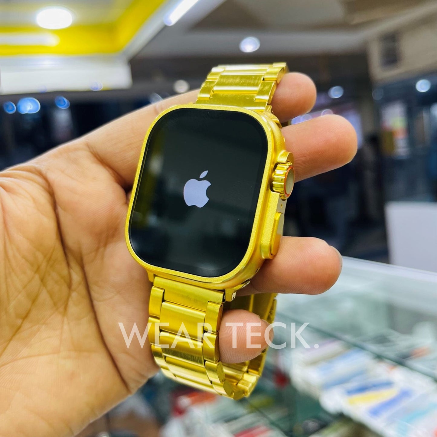 gold addition smart watch