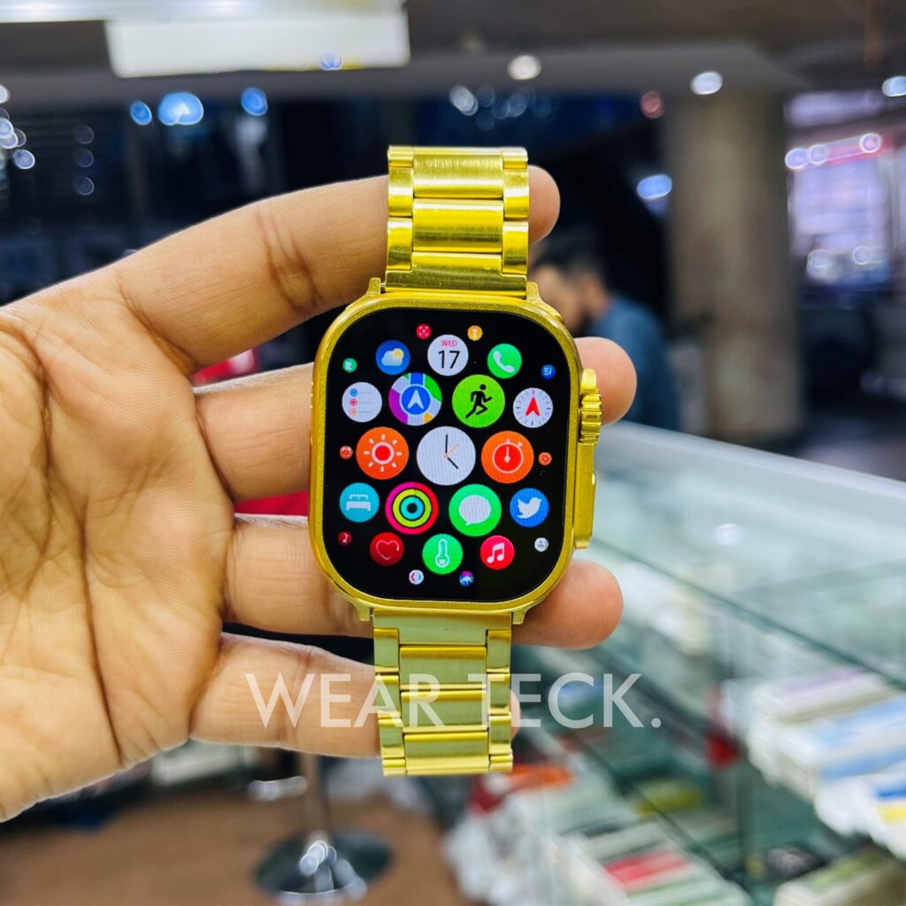 gold addition smart watch