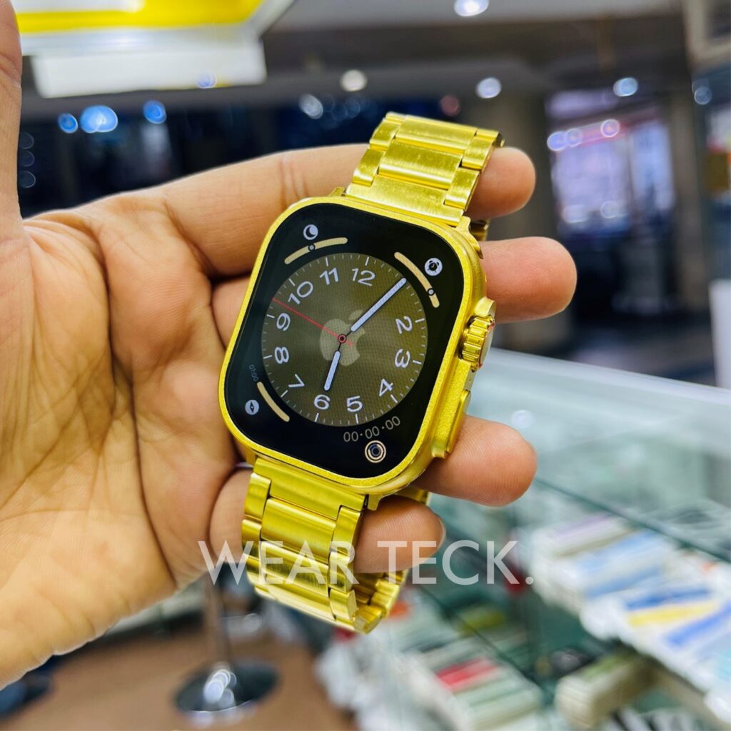 gold addition smart watch