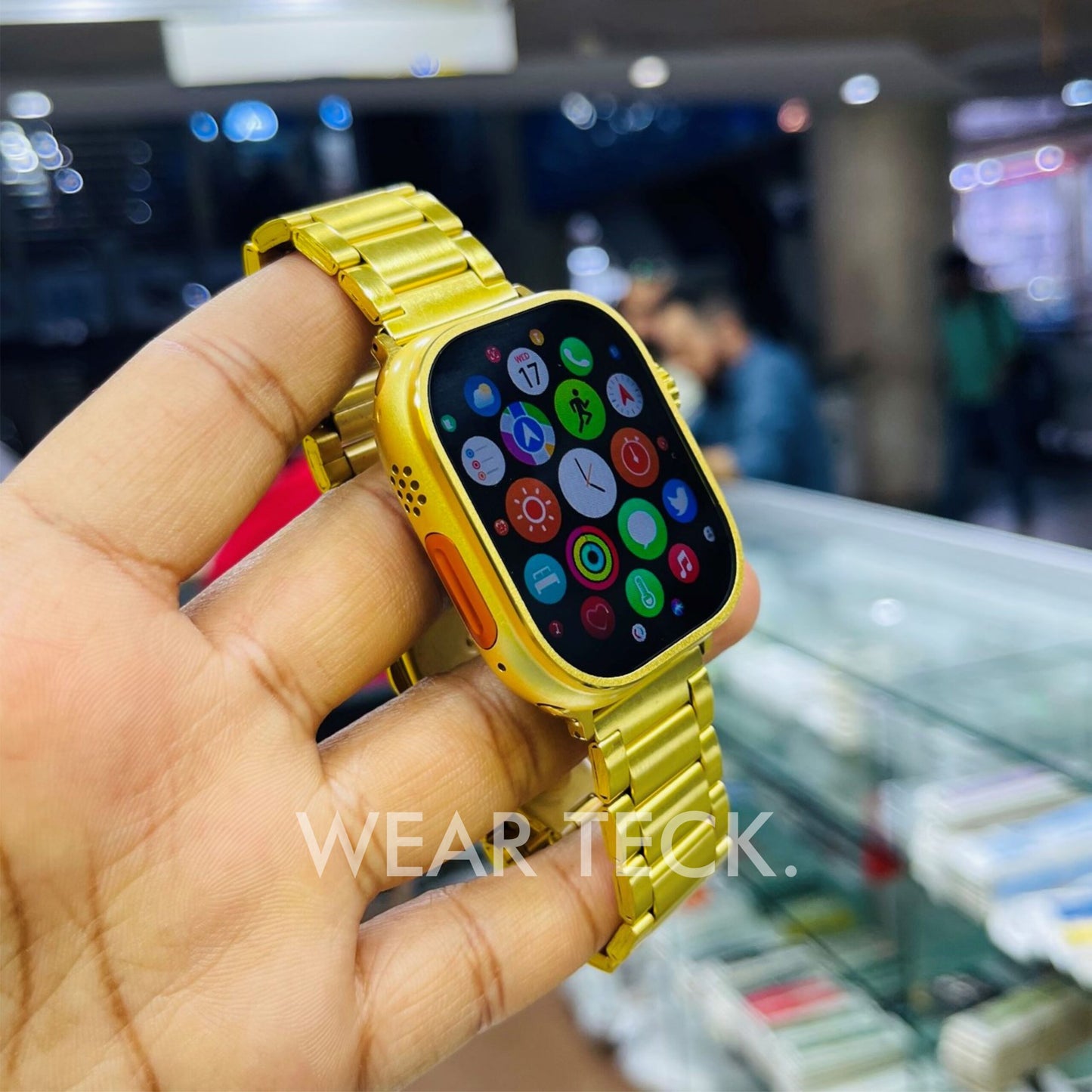 gold addition smart watch