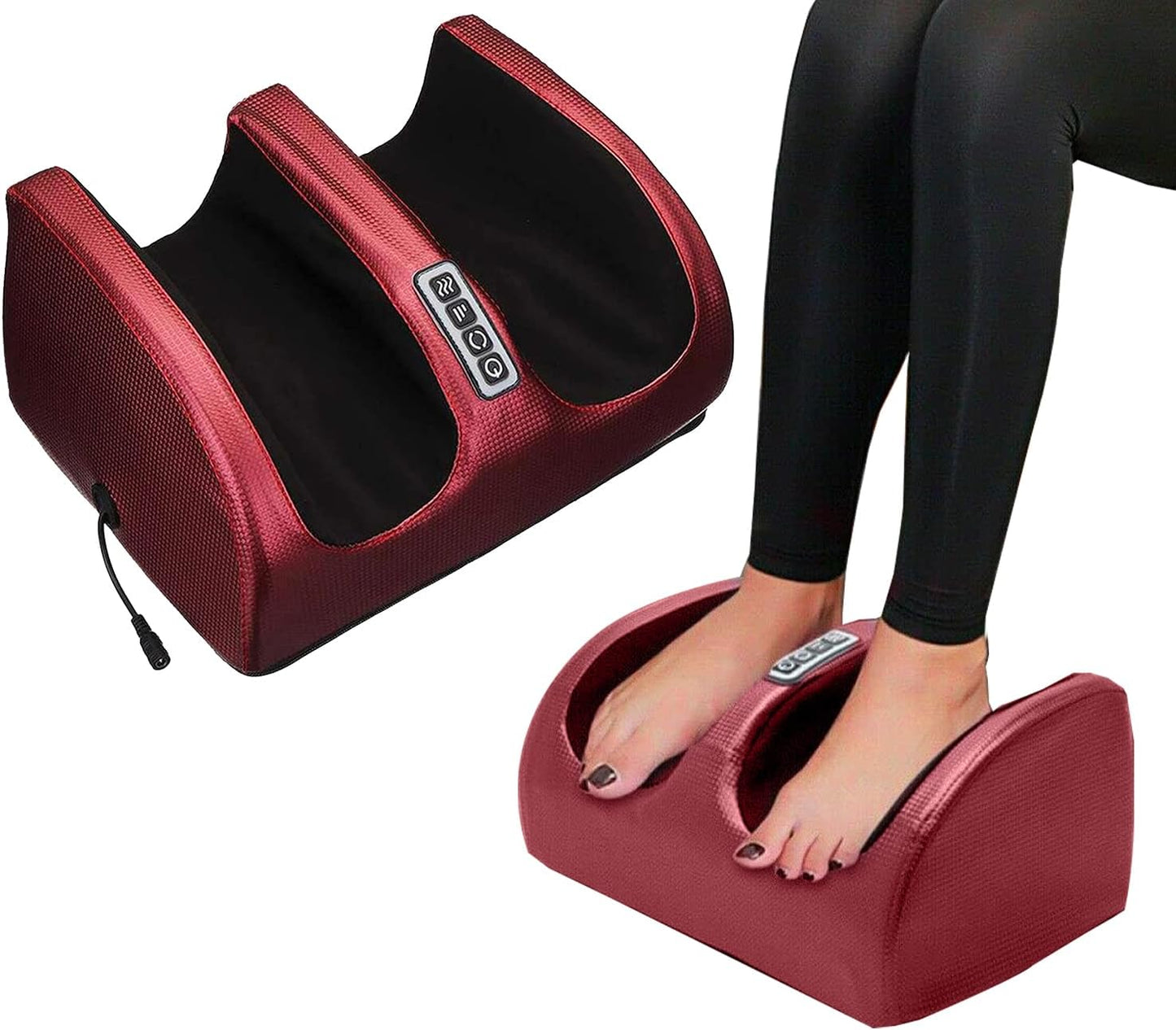 electric foot & leg massager with heat | shiatsu therapy