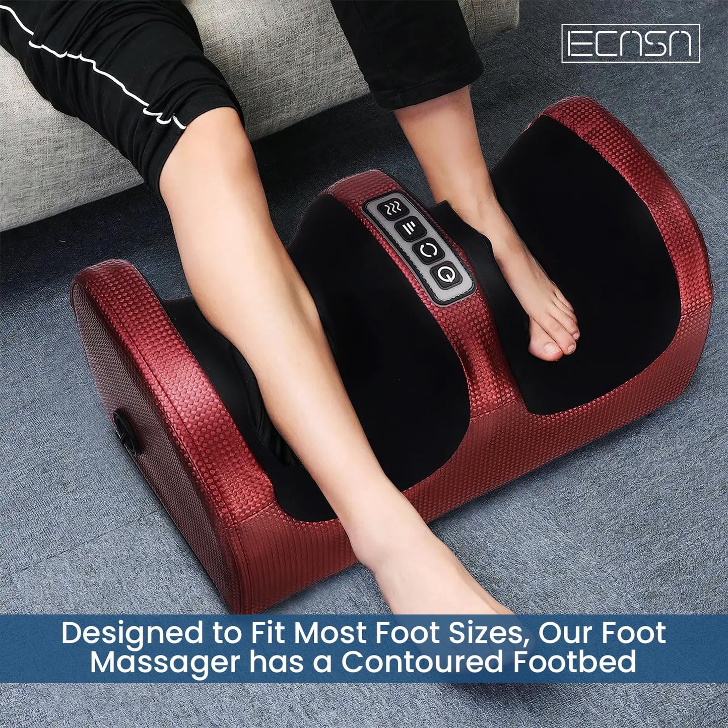 electric foot & leg massager with heat | shiatsu therapy