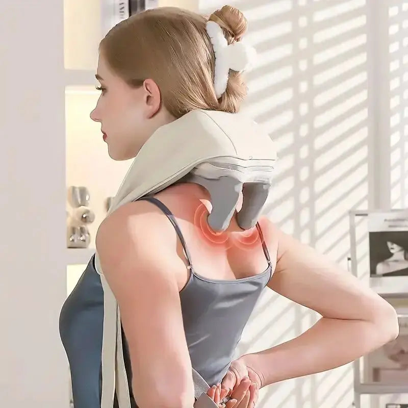 wireless neck & back massager with heat