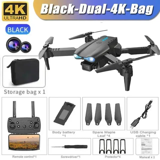 E99Pro 4K HD Dual-Camera Foldable RC Drone | WiFi FPV