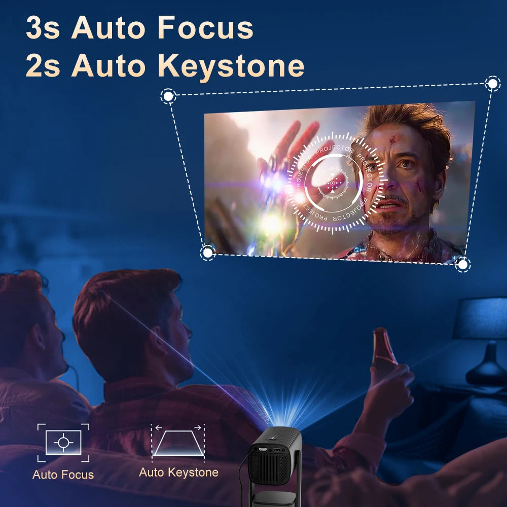 salange k2 4k hd projector | portable android 11 cinema